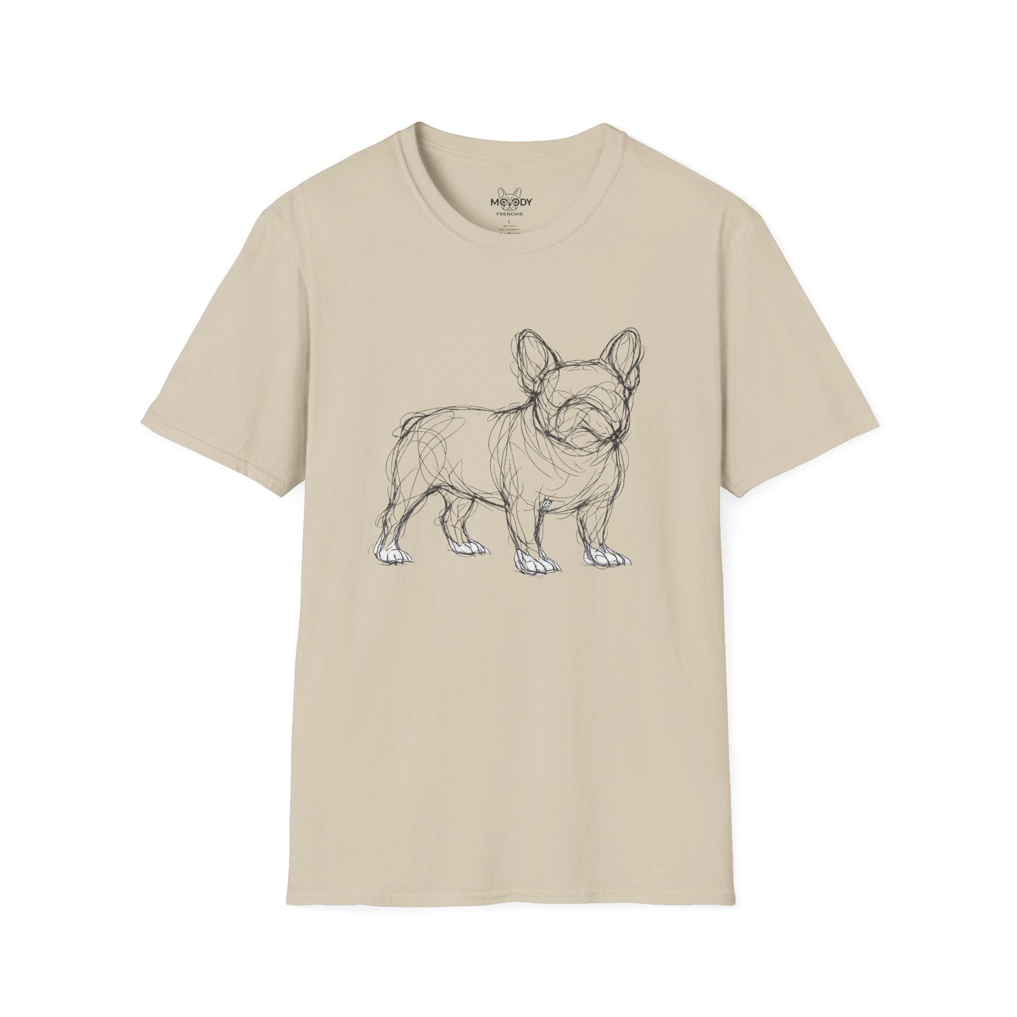 SKETCH FRENCH BULLDOG T-SHIRT