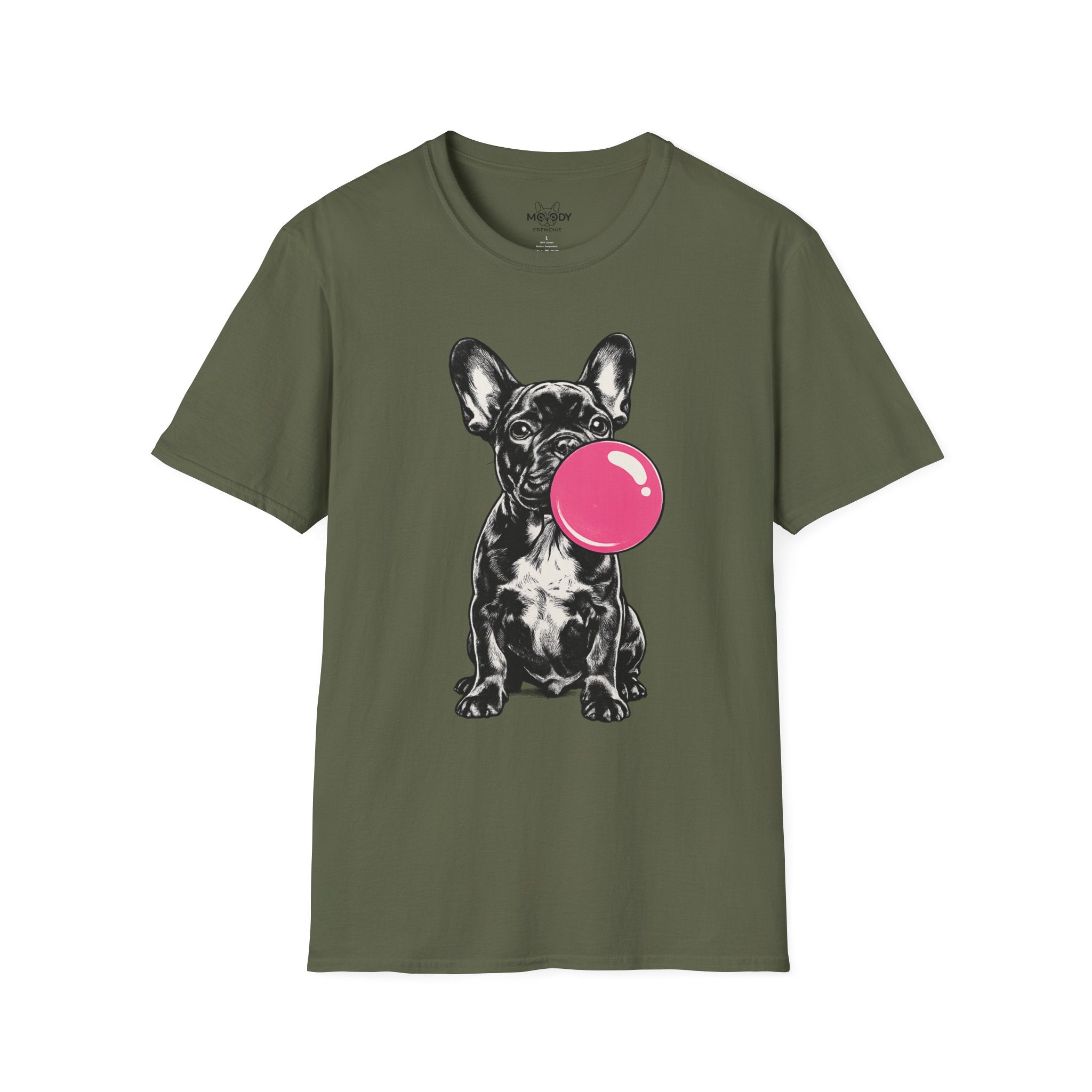 PINK BUBBLE FRENCHIE T-SHIRT