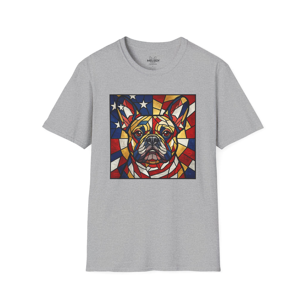 MOSAIC ART FRENCH BULLDOG T-SHIRT