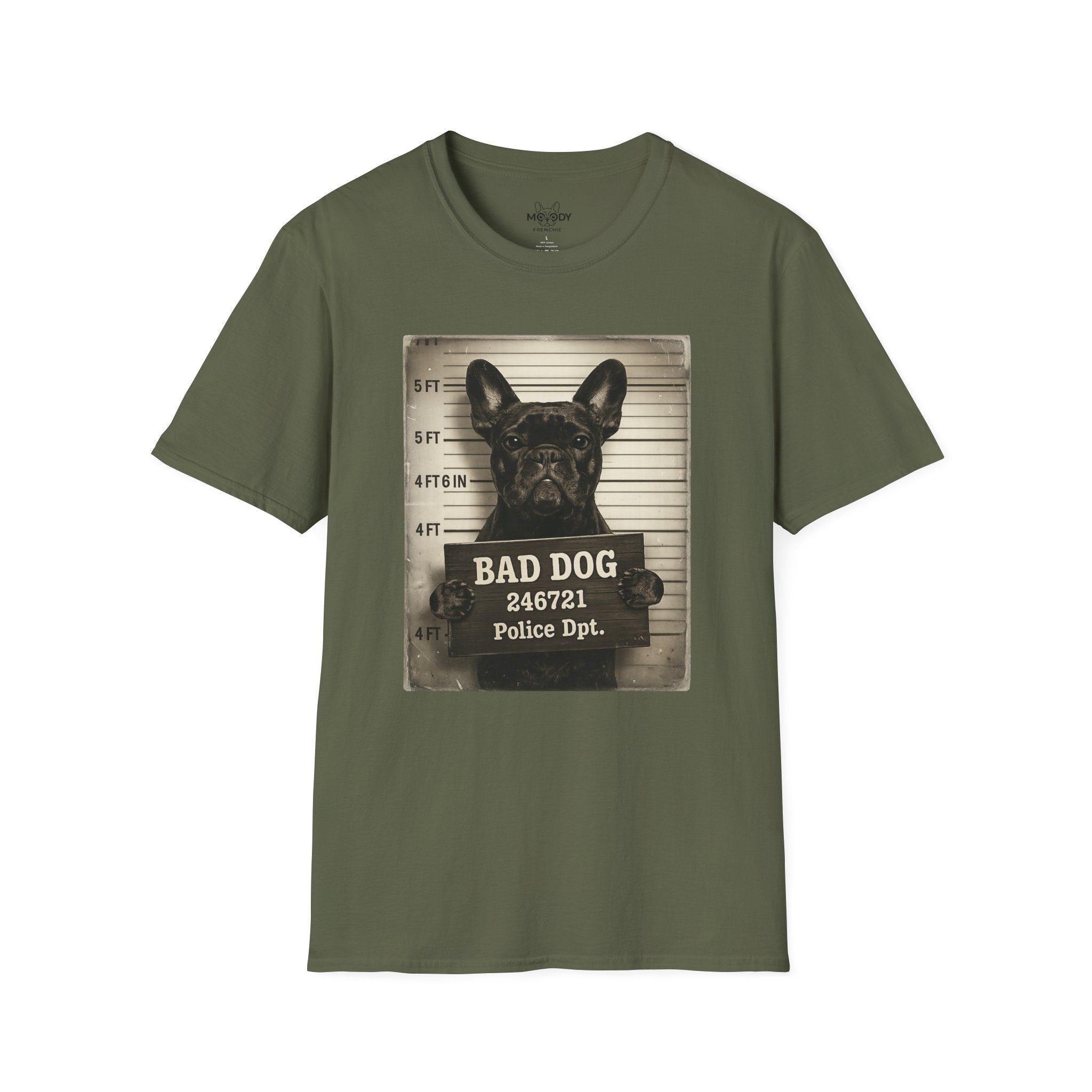 BAD DOG FRENCH BULLDOG T-SHIRT