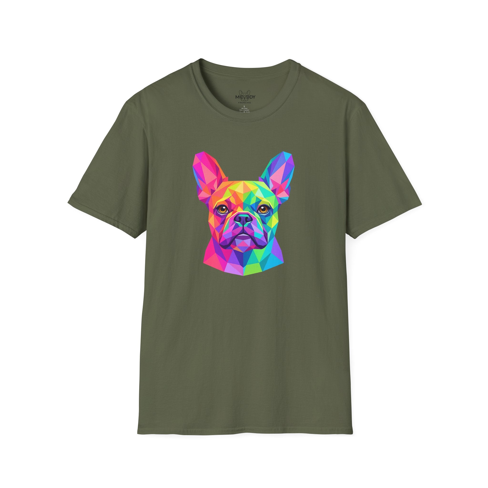 GEOMETRIC FRENCH BULLDOG T-SHIRT
