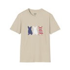 AMERICAN FLAG FRENCH BULLDOG T-SHIRT