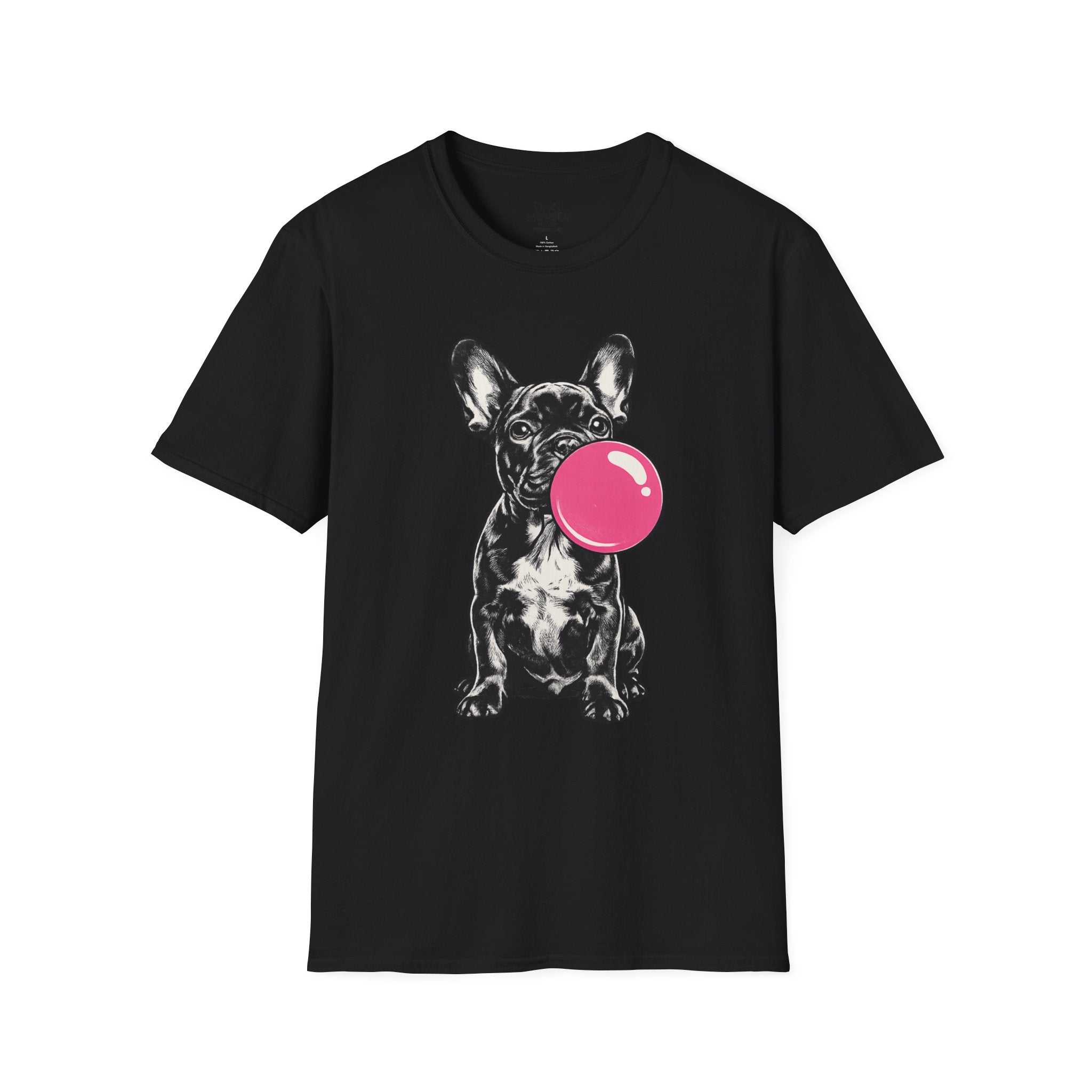 PINK BUBBLE FRENCHIE T-SHIRT