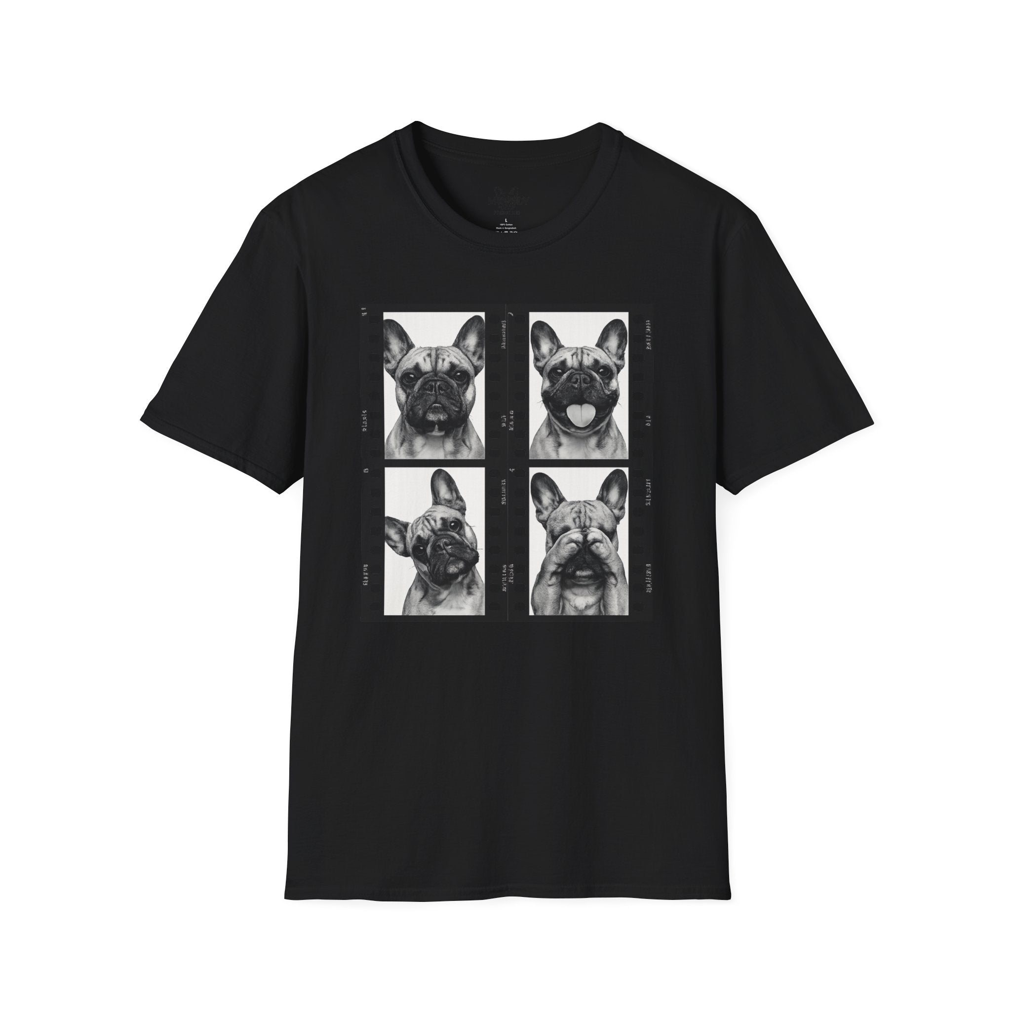 FILM FRAME FRENCH BULLDOG T-SHIRT