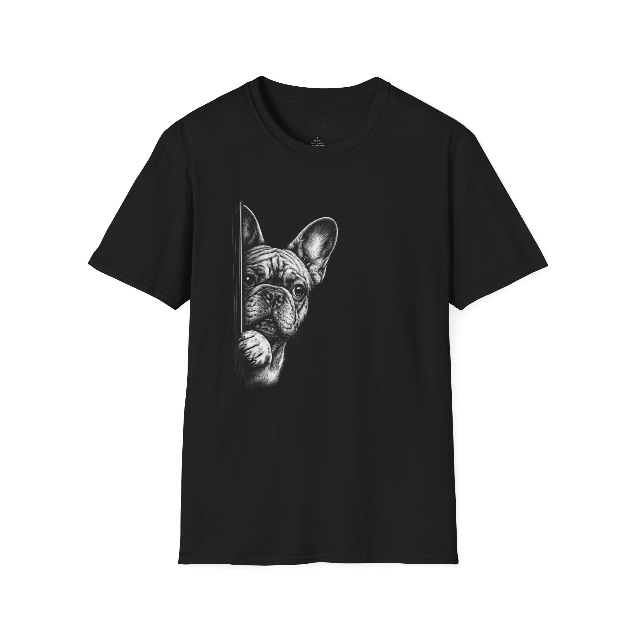SNEAKY FRENCH BULLDOG T-SHIRT