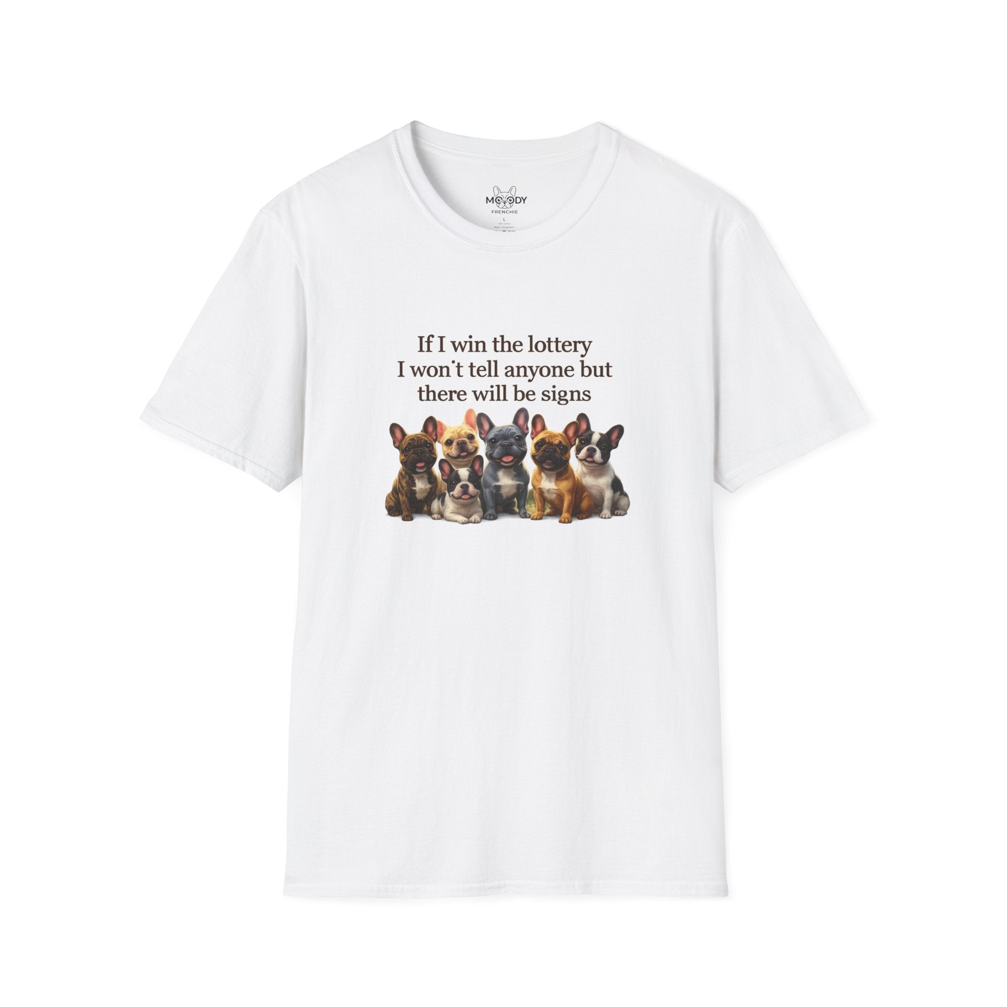 IF I WIN THE LOTTERY FRENCH BULLDOG T-SHIRT
