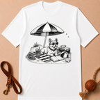 FRENCH BULLDOG BEACH VIBES T-SHIRT