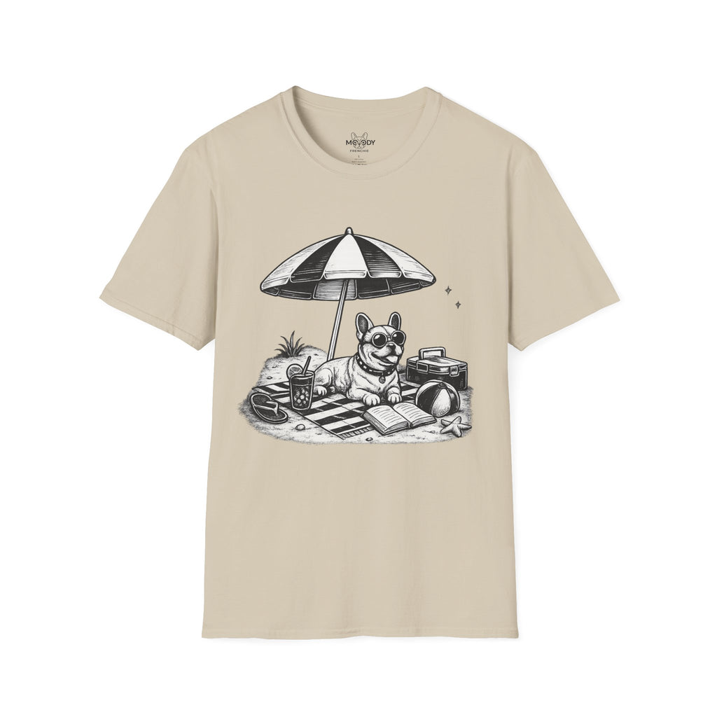 FRENCH BULLDOG BEACH VIBES T-SHIRT