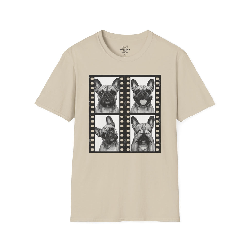 FILM FRAME FRENCH BULLDOG T-SHIRT
