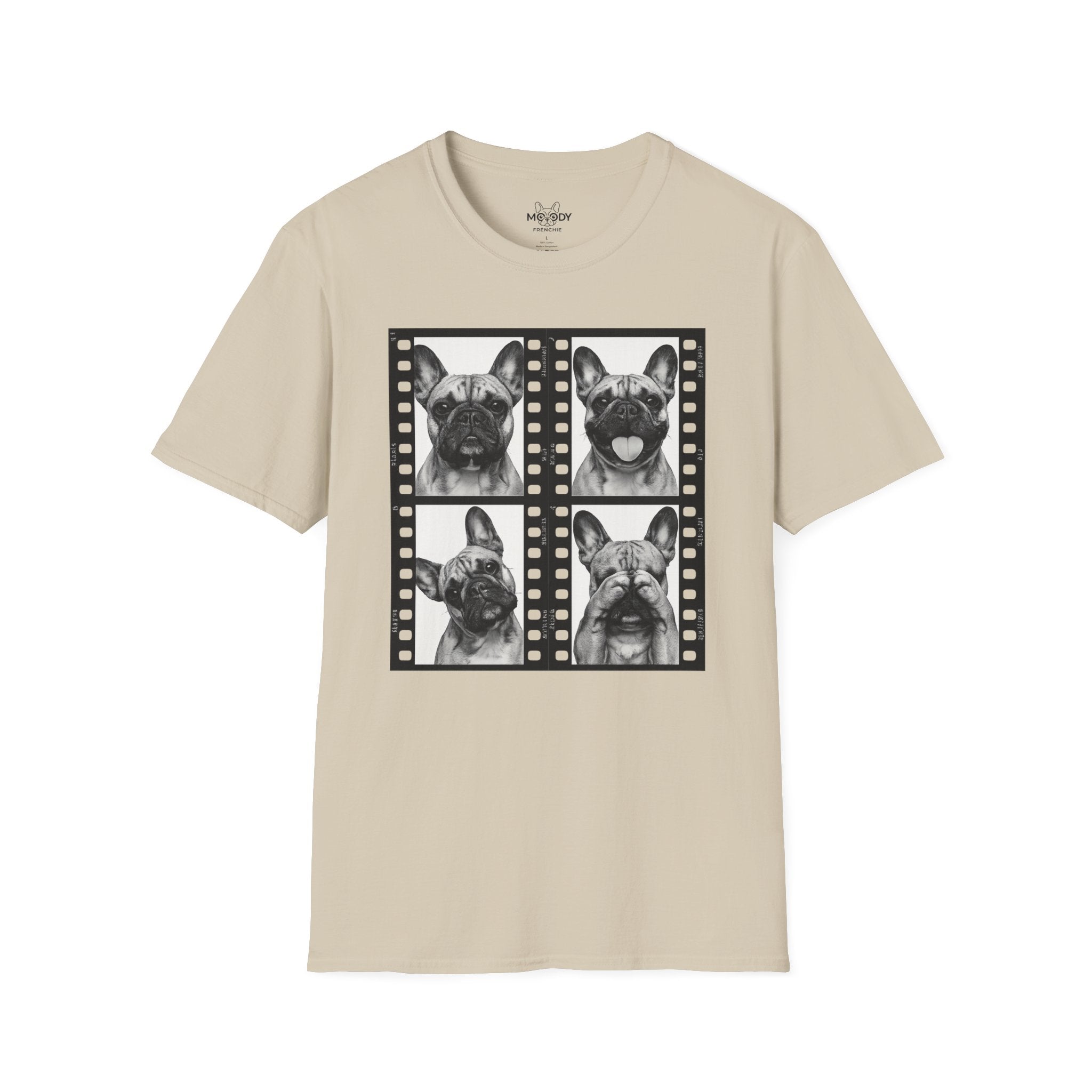 FILM FRAME FRENCH BULLDOG T-SHIRT