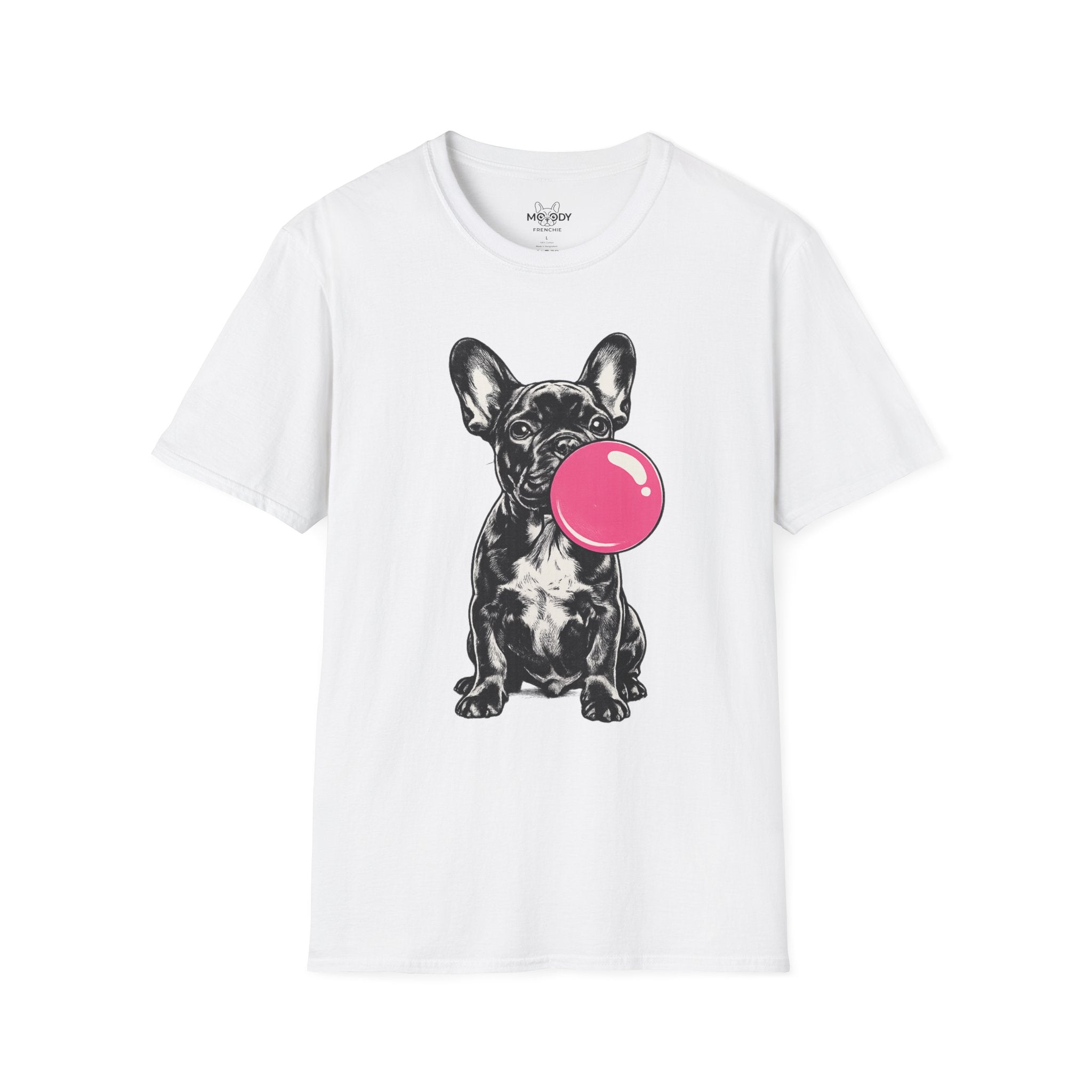 PINK BUBBLE FRENCHIE T-SHIRT