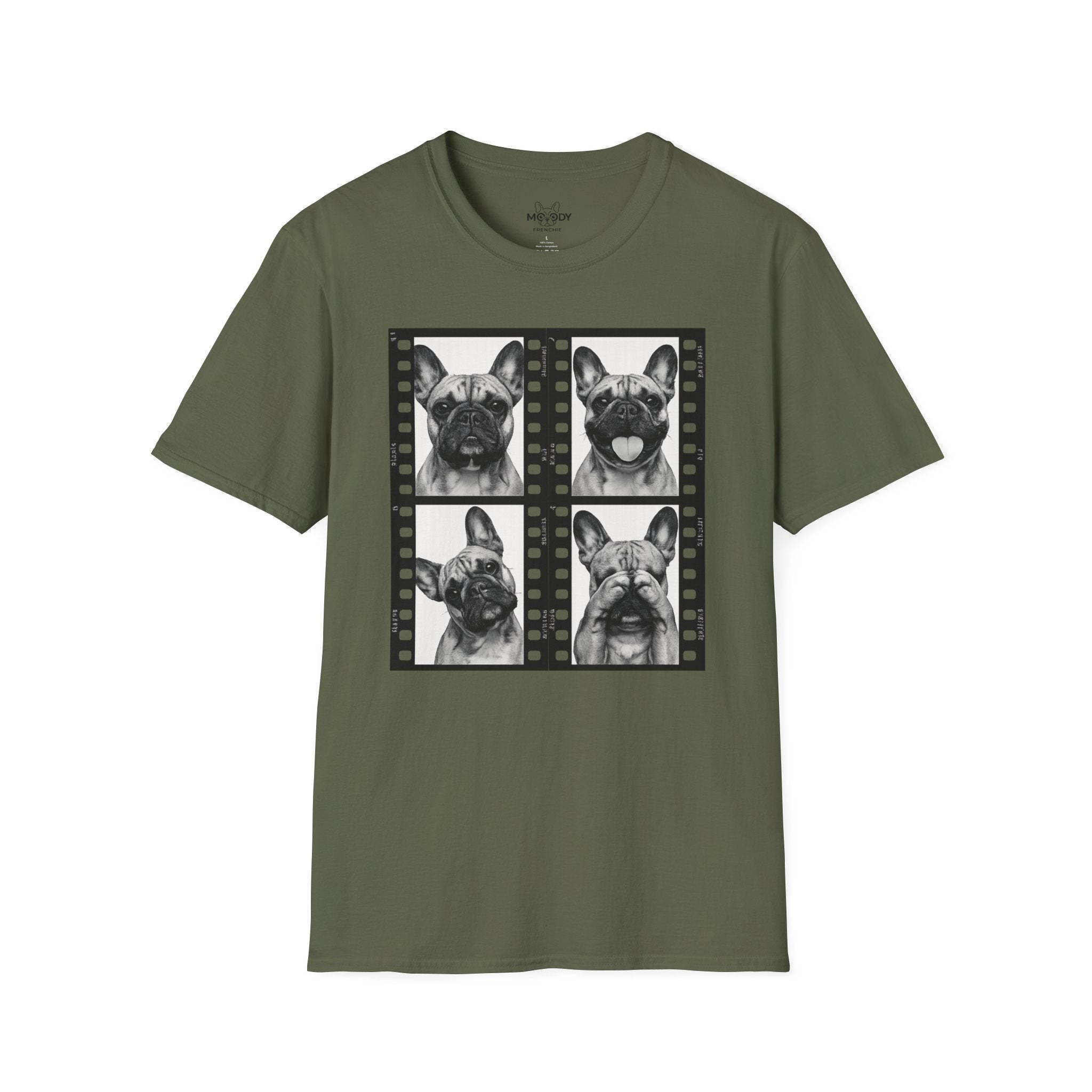 FILM FRAME FRENCH BULLDOG T-SHIRT