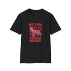 JUST A GIRL WHO LOVES FRENCH BULLDOGS T-SHIRT