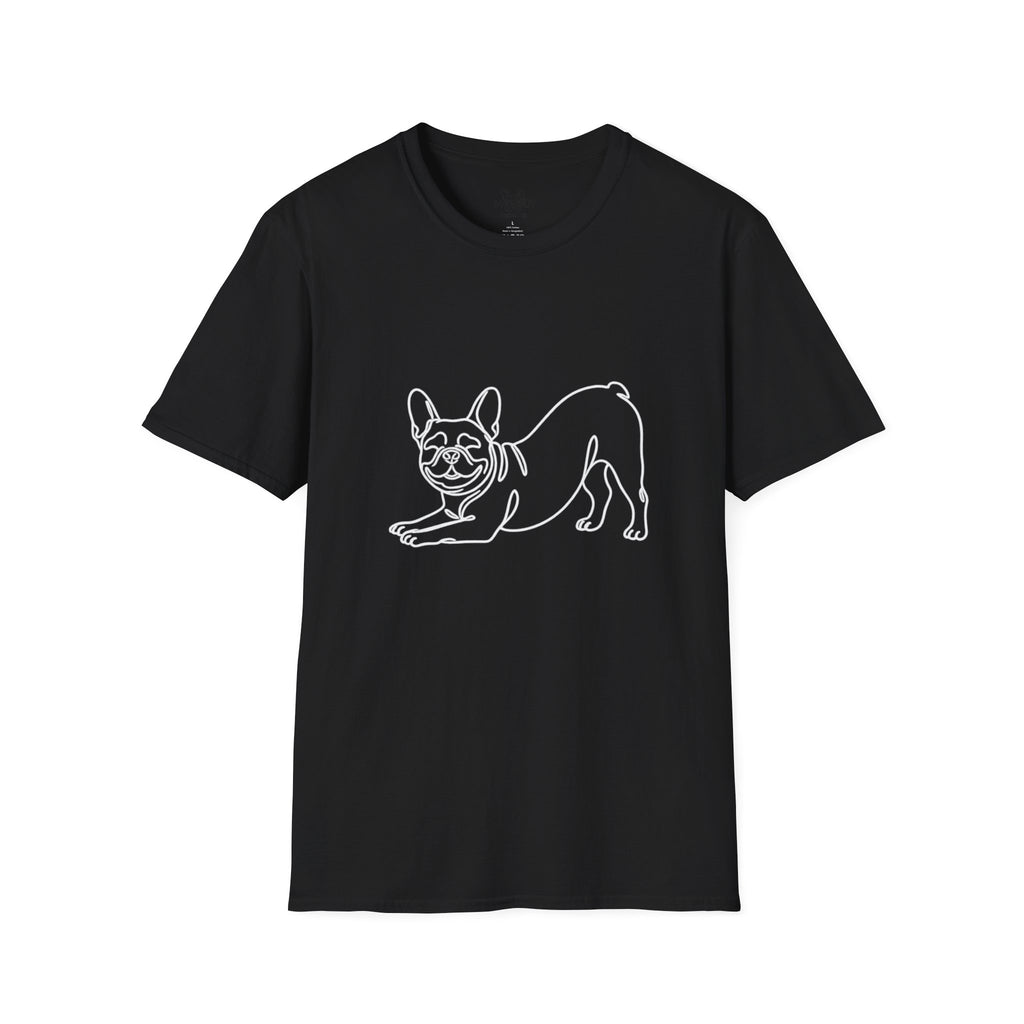 STRETCH FRENCH BULLDOG T-SHIRT