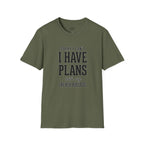 SORRY I CAN'T I HAVE PLANS WITH MY FENCH BULLDOG T-SHIRT