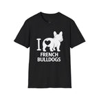 I LOVE FRENCH BULLDOG T-SHIRT