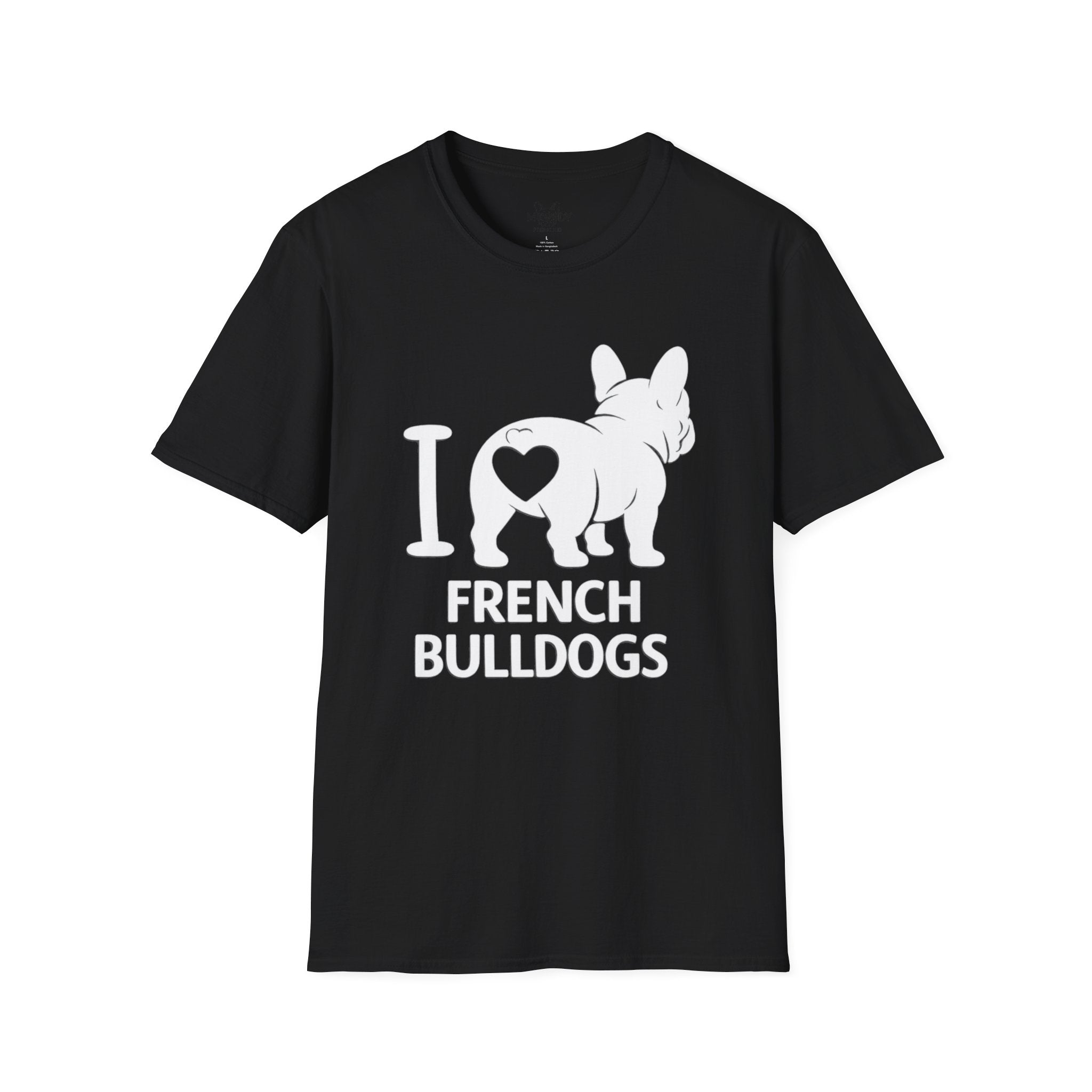 I LOVE FRENCH BULLDOG T-SHIRT