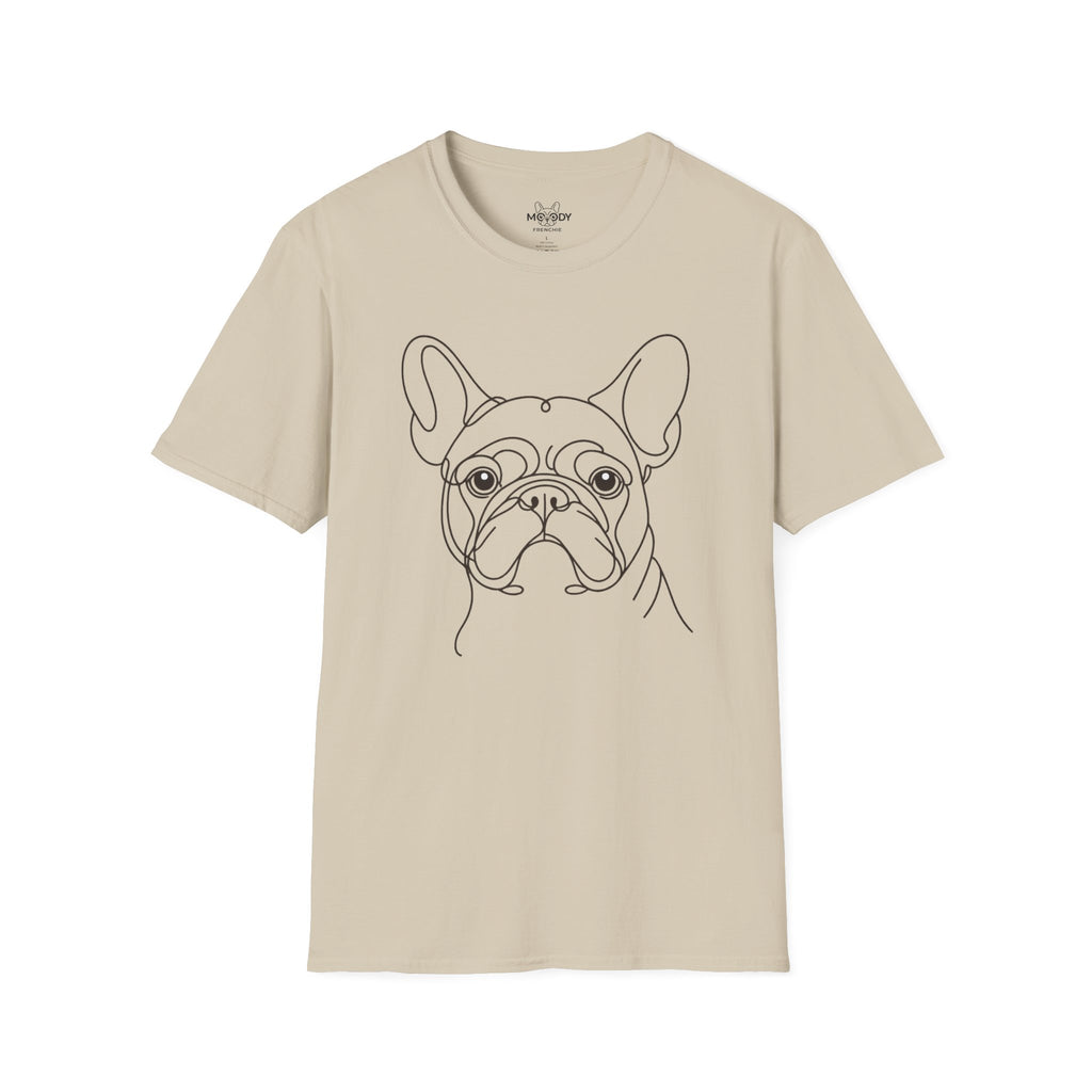 LINE FRENCH BULLDOG T-SHIRT