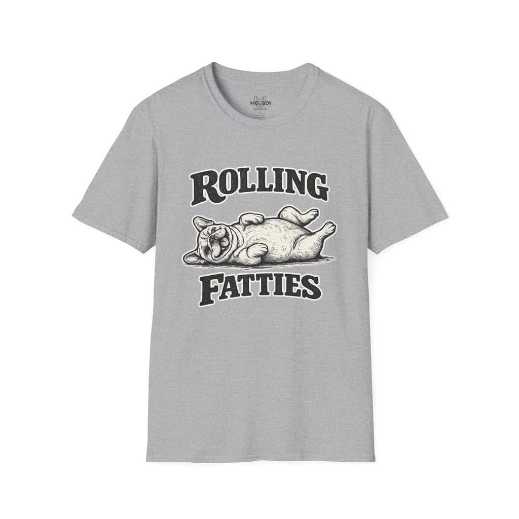 ROLLING FATTIES FRENCH BULLDOG T-SHIRT