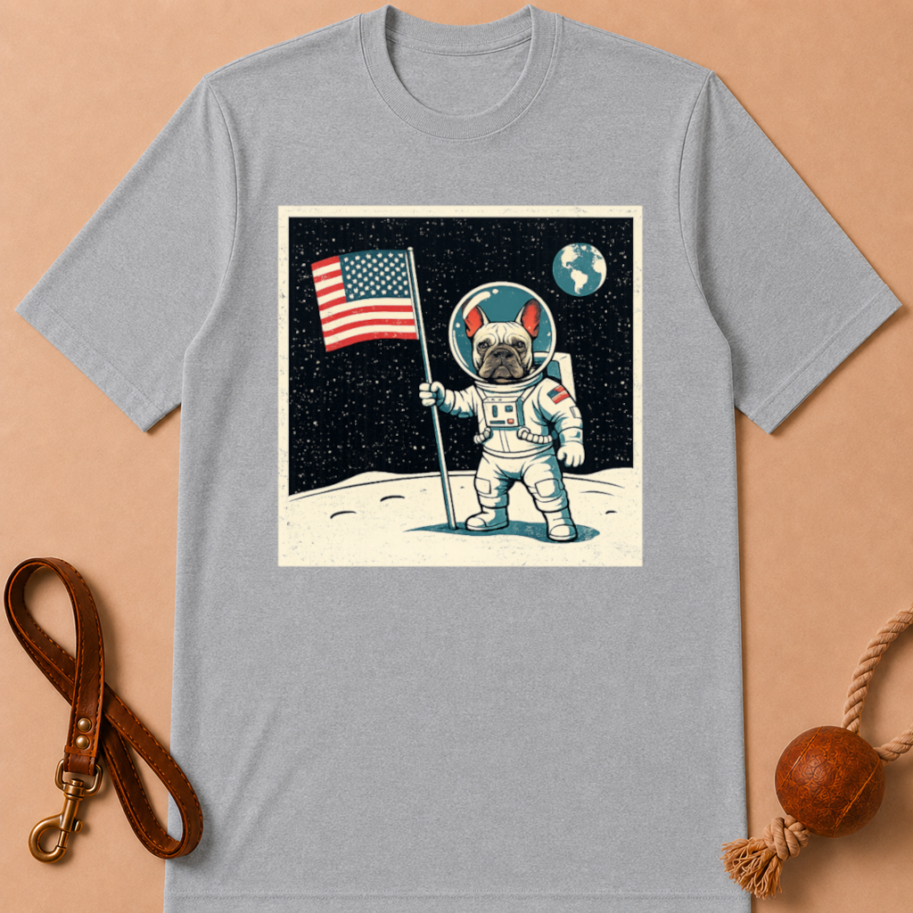 MOON LANDING FRENCHIE T-SHIRT