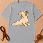 YOGA FRENCH BULLDOG T-SHIRT