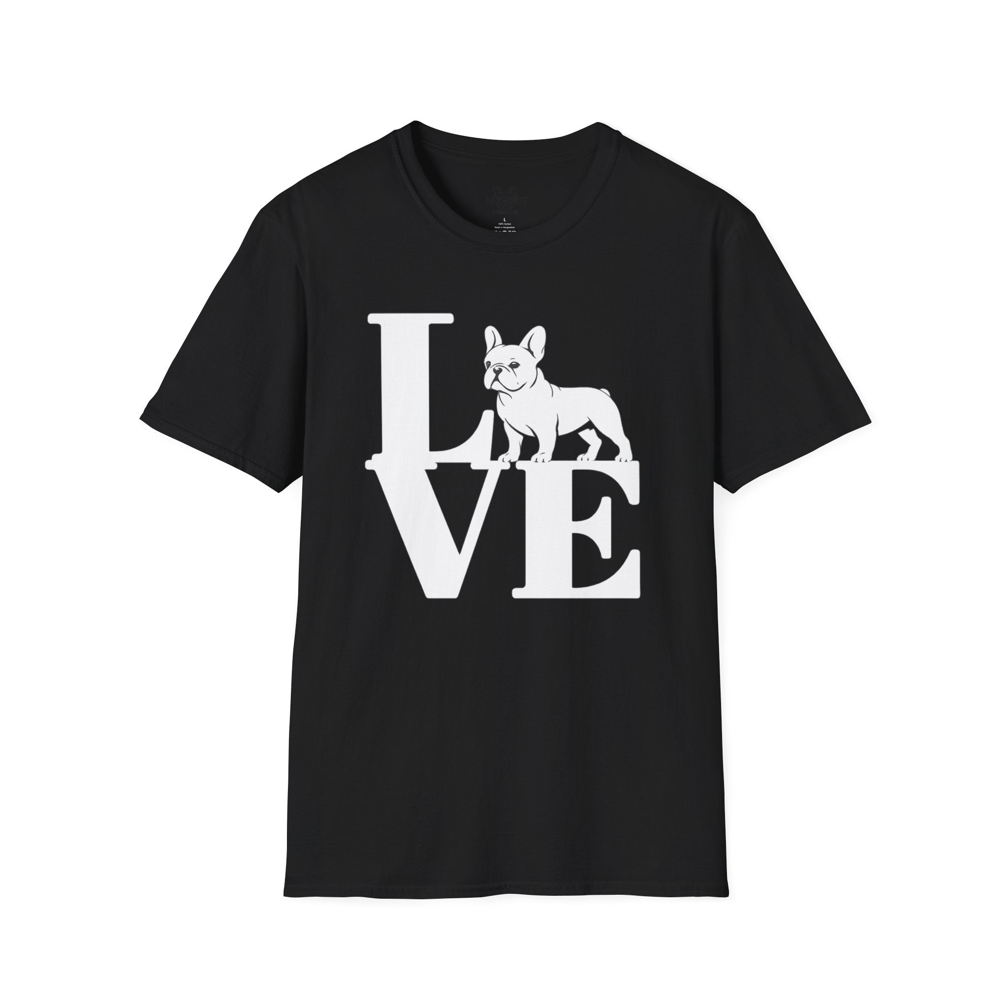 LOVE FRENCH BULLDOG T-SHIRT
