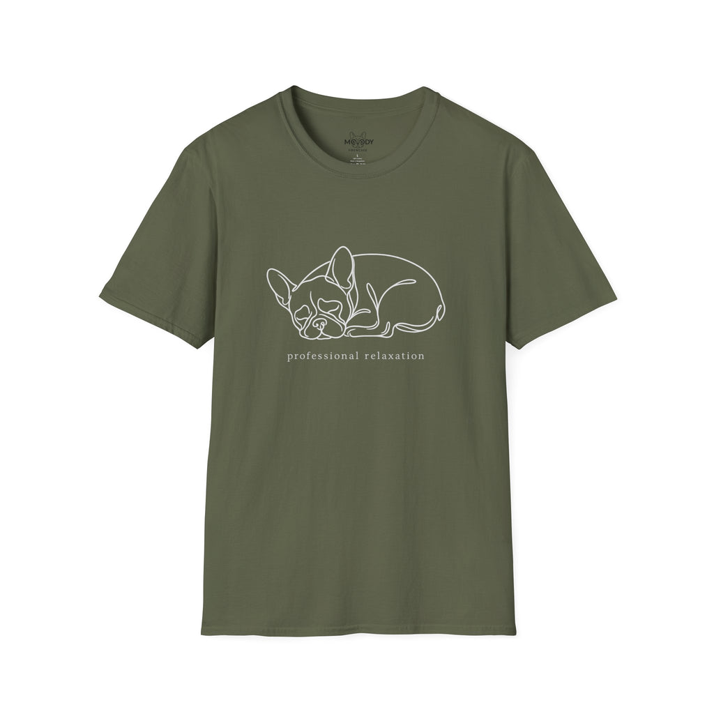 PROFESSIONAL RELAXATION FRENCH BULLDOG T-SHIRT
