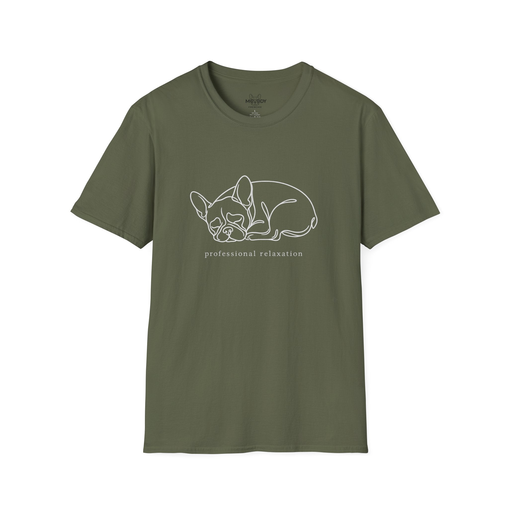 PROFESSIONAL RELAXATION FRENCH BULLDOG T-SHIRT