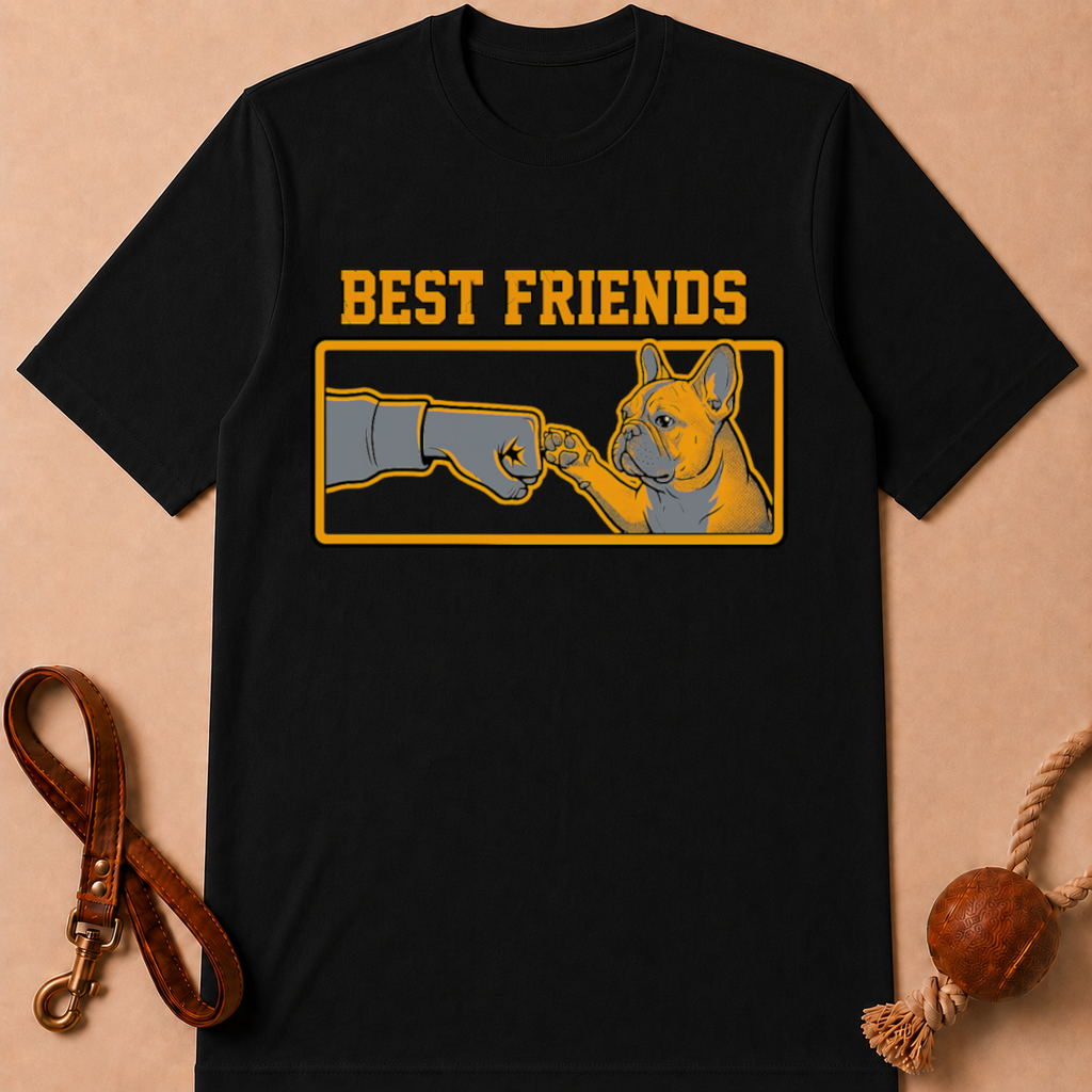 BEST FRIENDS FRENCH BULLDOG T-SHIRT