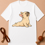 YOGA FRENCH BULLDOG T-SHIRT