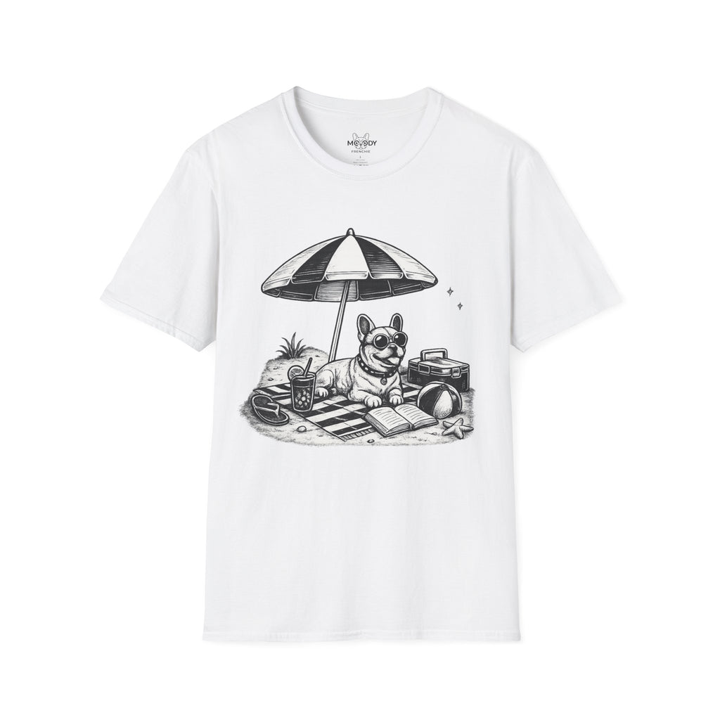 FRENCH BULLDOG BEACH VIBES T-SHIRT