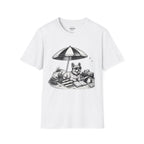 FRENCH BULLDOG BEACH VIBES T-SHIRT