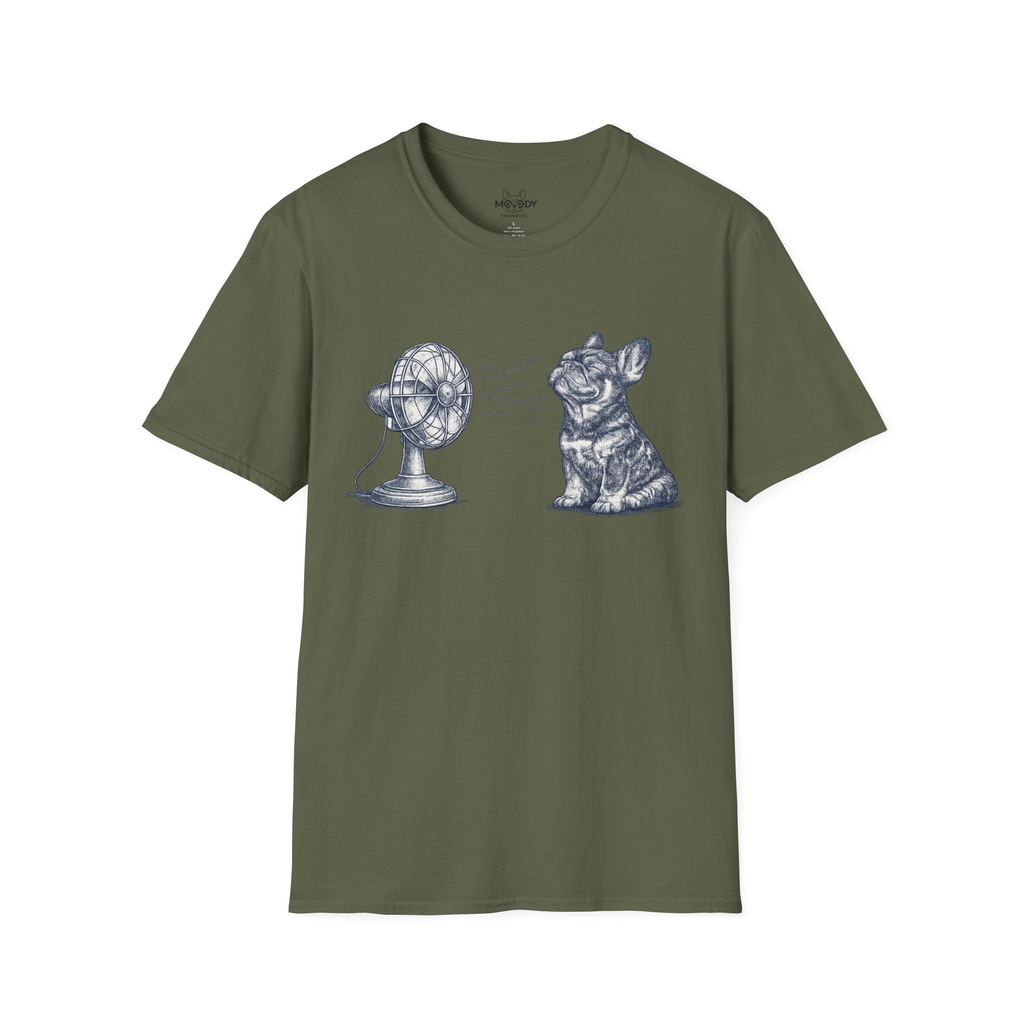 COOL BREEZE FRENCH BULLDOG T-SHIRT