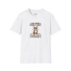 THE MORE PEOPLE I MEET FRENCH BULLDOG T-SHIRT