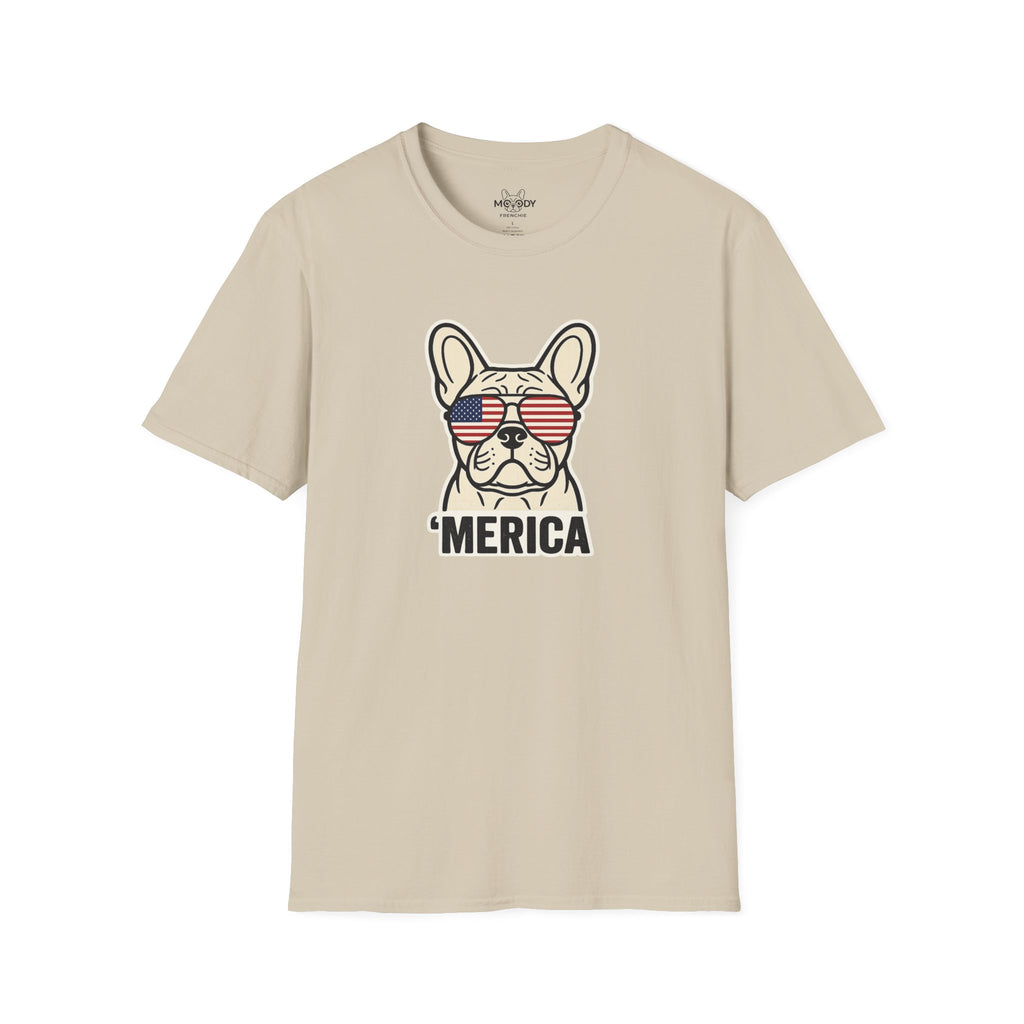 'MERICA FRENCH BULLDOG T-SHIRT