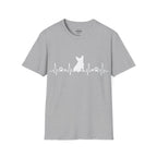 HEARTBEAT FRENCH BULLDOG T-SHIRT