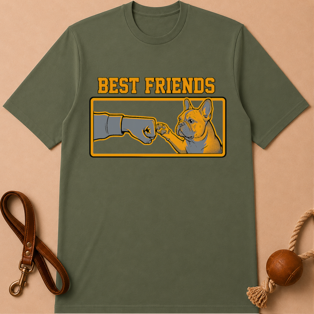 BEST FRIENDS FRENCH BULLDOG T-SHIRT