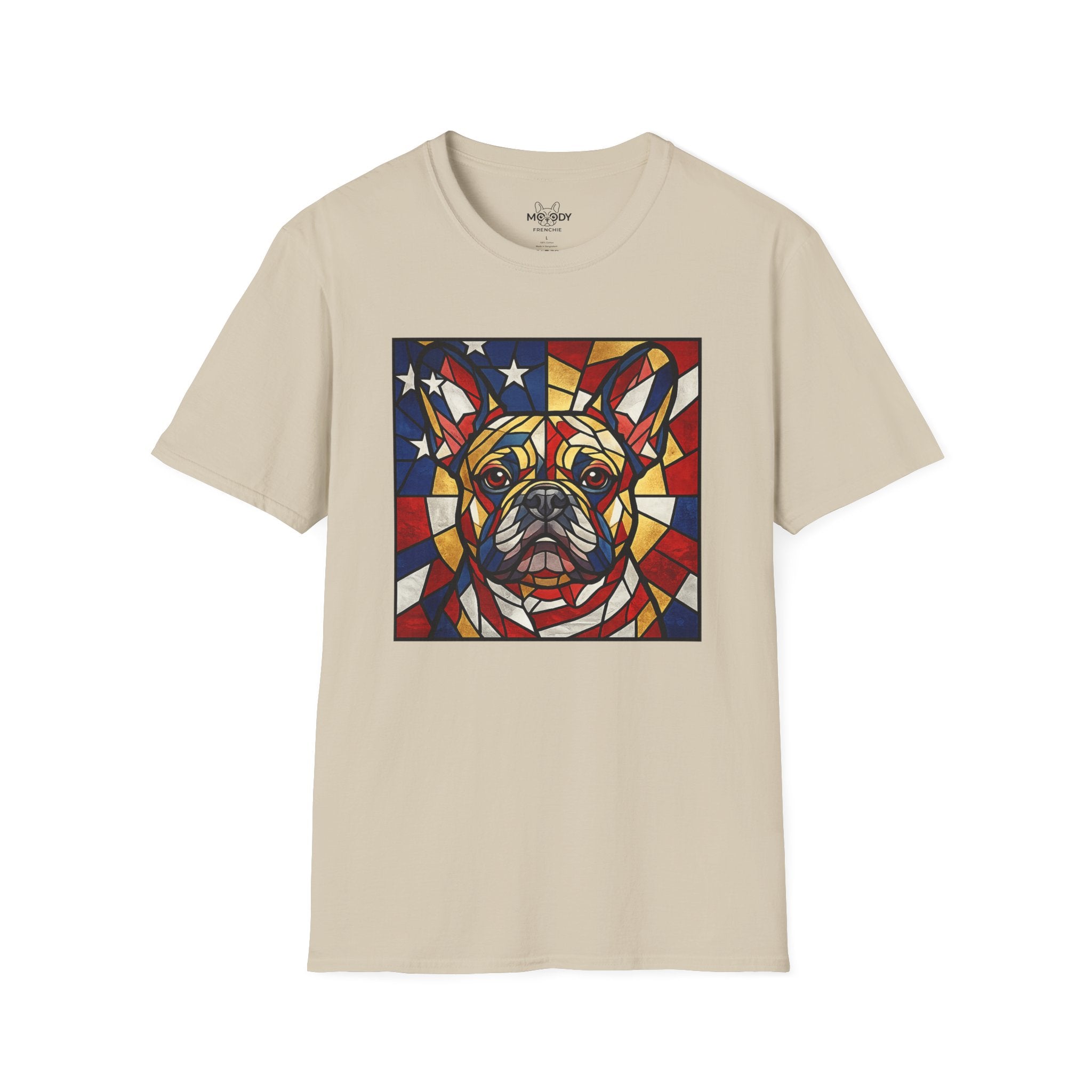 MOSAIC ART FRENCH BULLDOG T-SHIRT