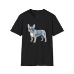 PATCHWORK FRENCH BULLDOG T-SHIRT