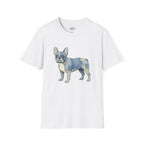 PATCHWORK FRENCH BULLDOG T-SHIRT