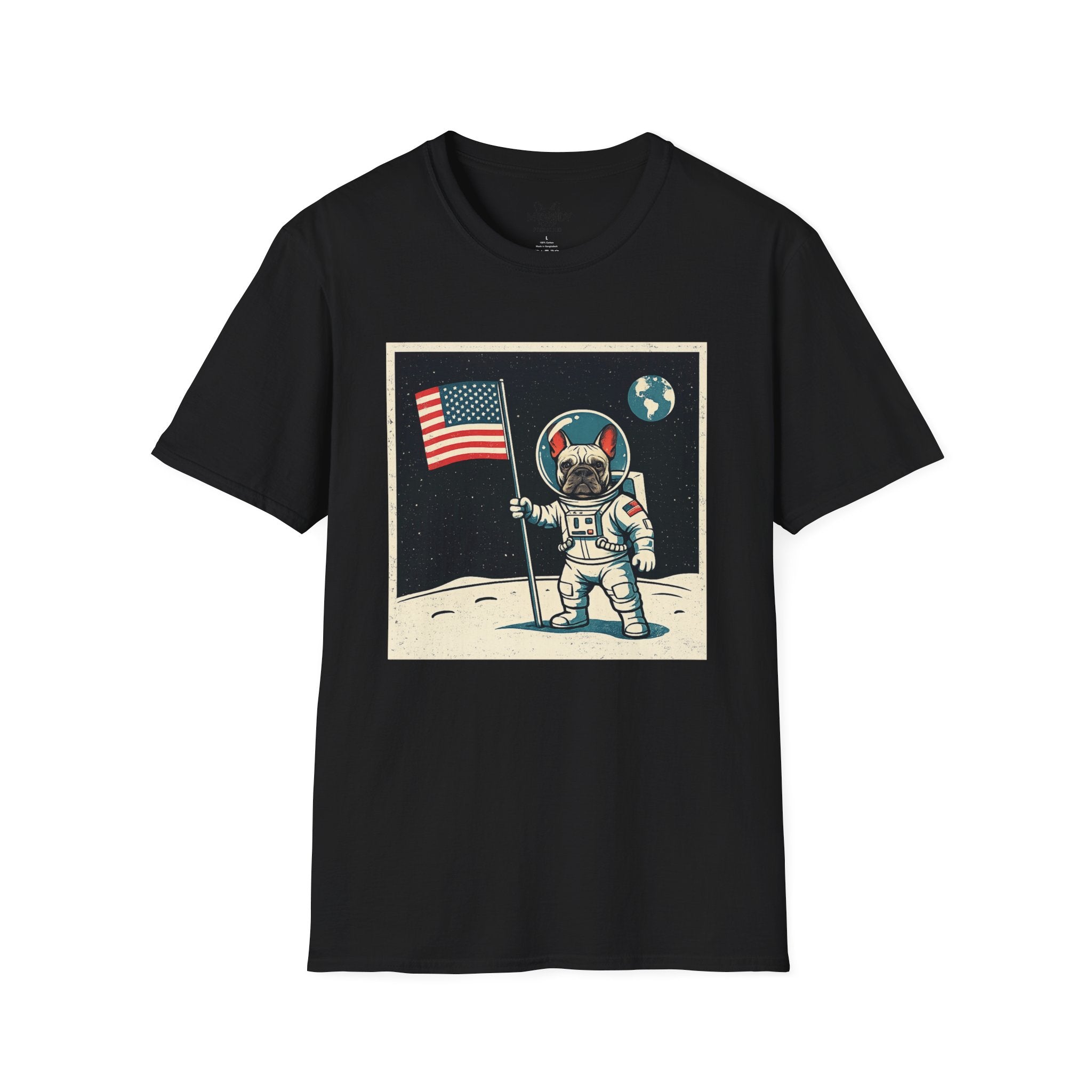 MOON LANDING FRENCHIE T-SHIRT