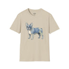 PATCHWORK FRENCH BULLDOG T-SHIRT