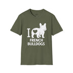 I LOVE FRENCH BULLDOG T-SHIRT