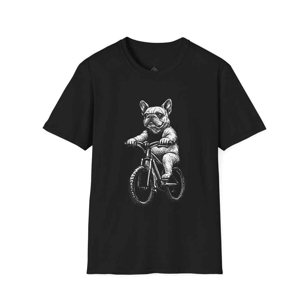 FRENCH BULLDOG CYCLIST T-SHIRT