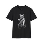 FRENCH BULLDOG CYCLIST T-SHIRT