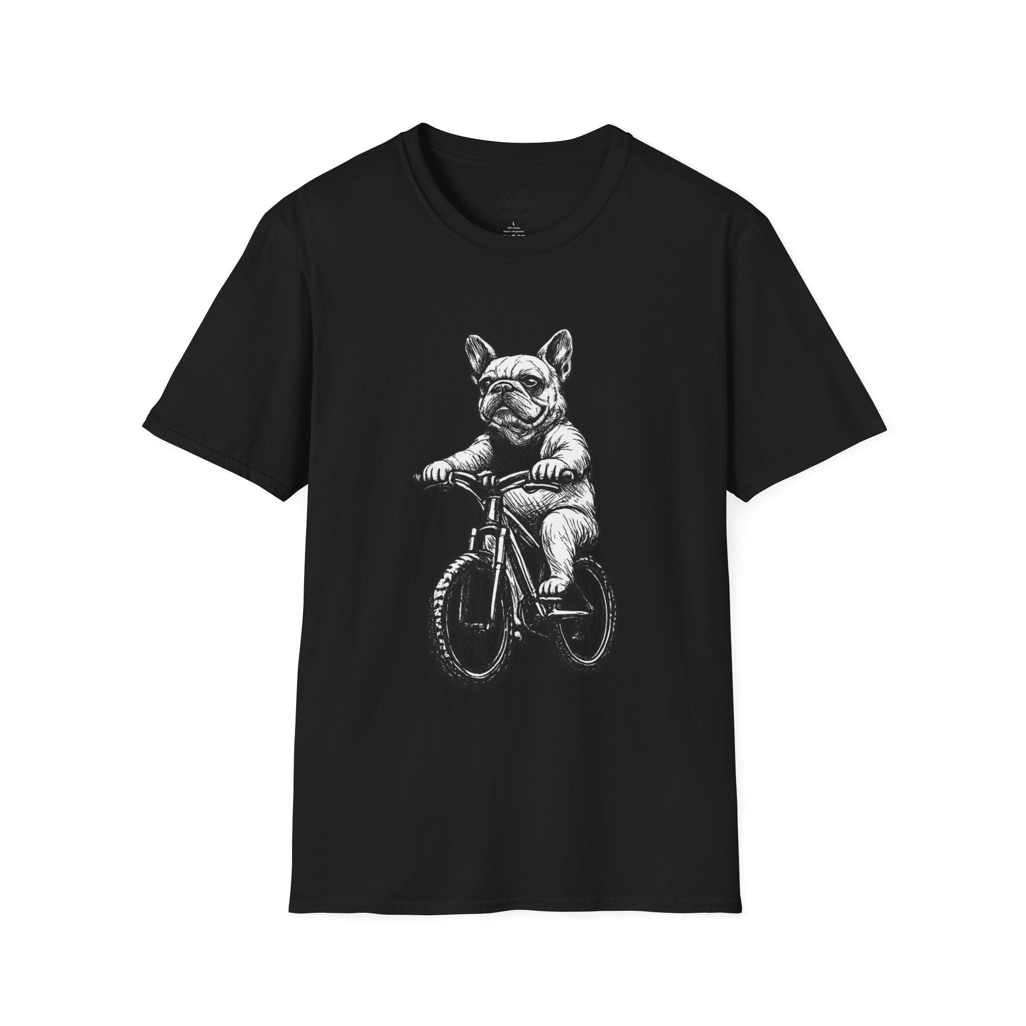 FRENCH BULLDOG CYCLIST T-SHIRT
