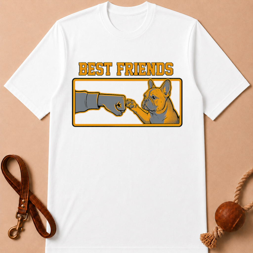 BEST FRIENDS FRENCH BULLDOG T-SHIRT
