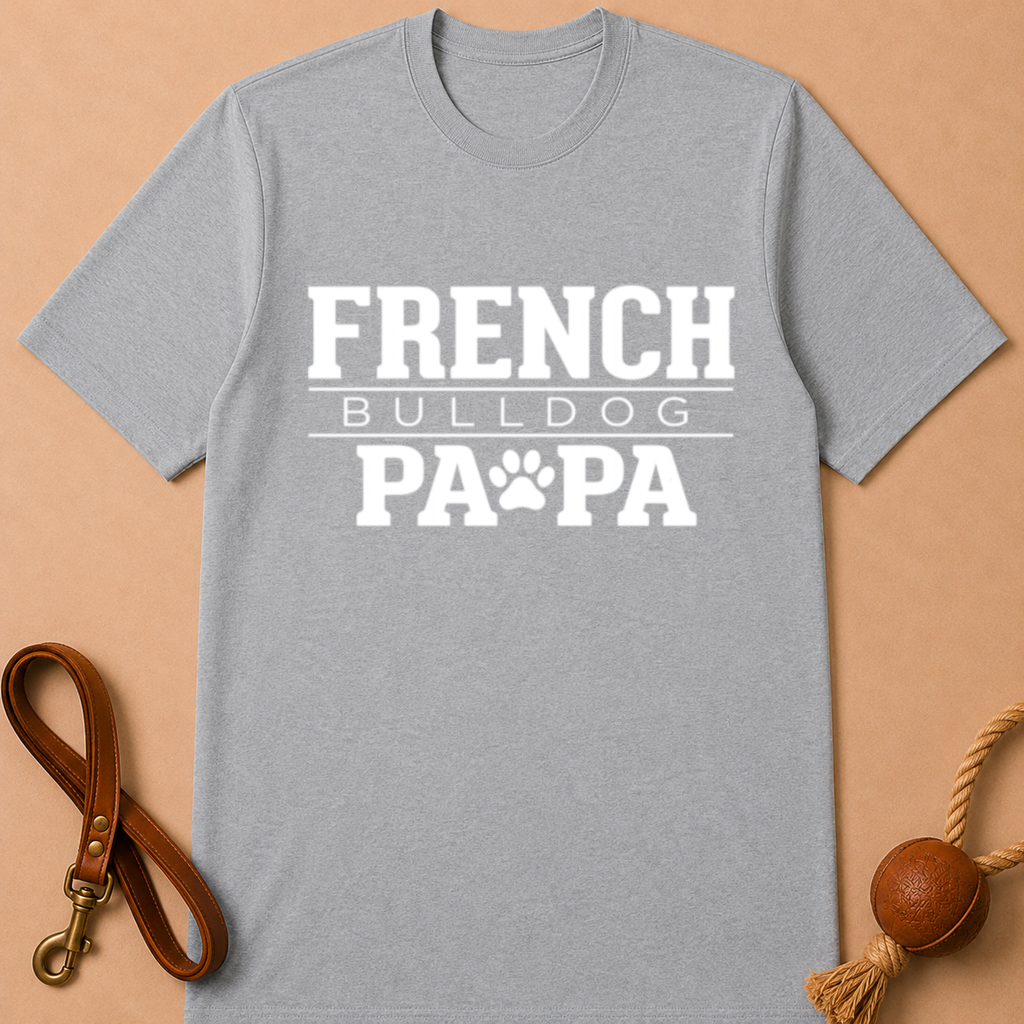 FRENCH BULLDOG PAPA T-SHIRT