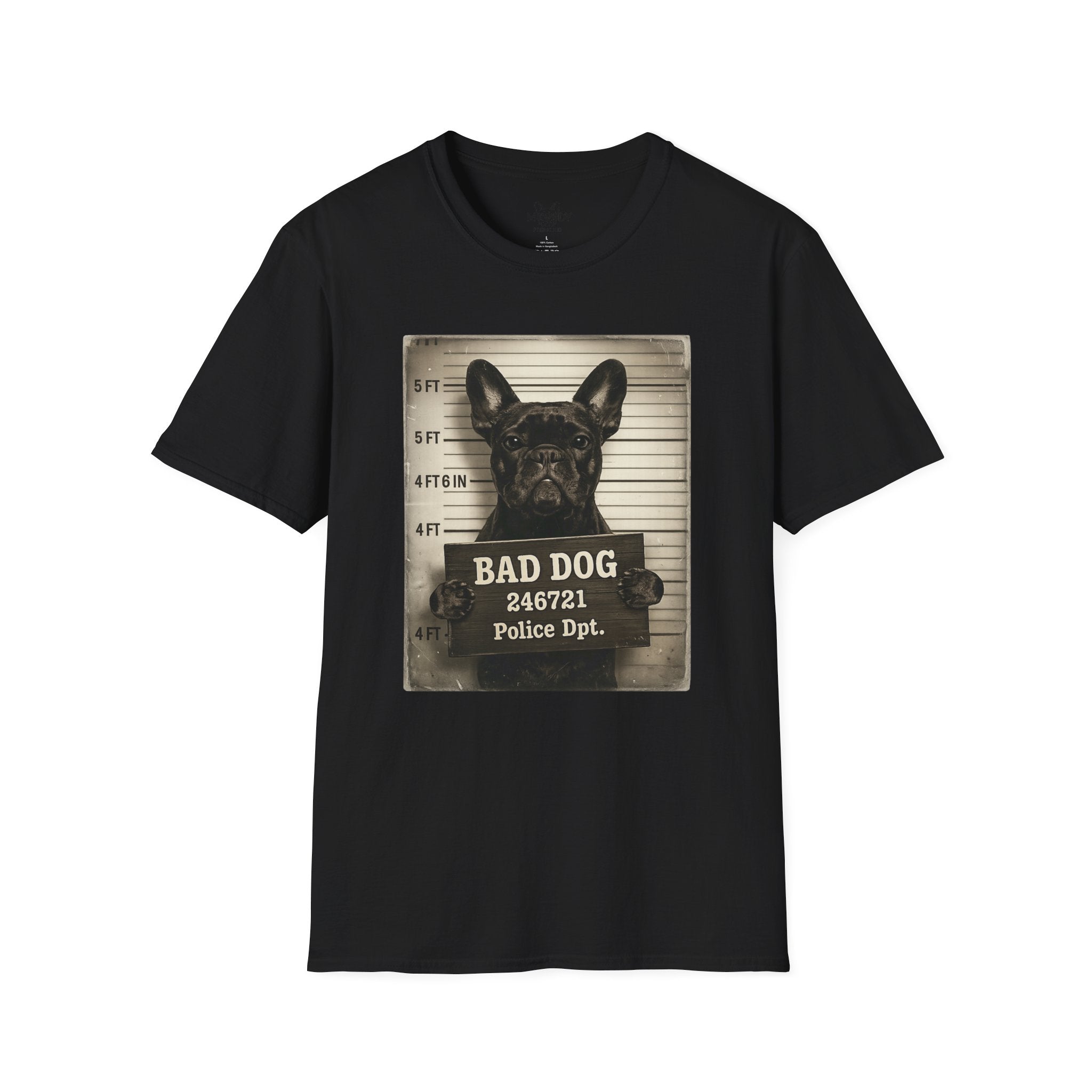 BAD DOG FRENCH BULLDOG T-SHIRT