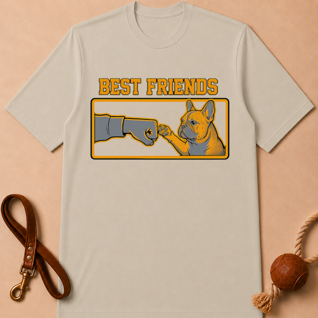 BEST FRIENDS FRENCH BULLDOG T-SHIRT